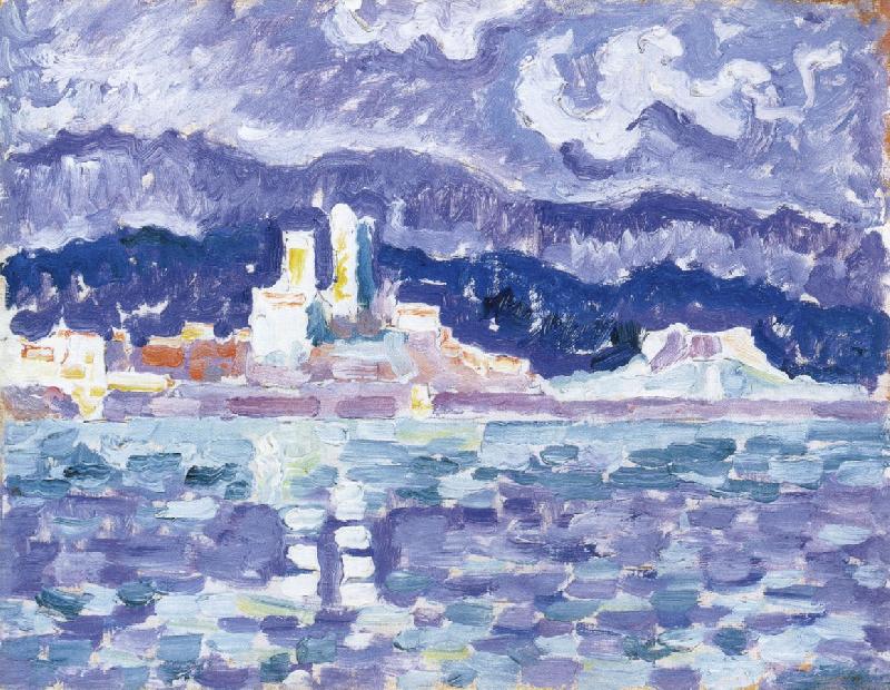 Paul Signac storm oil painting picture